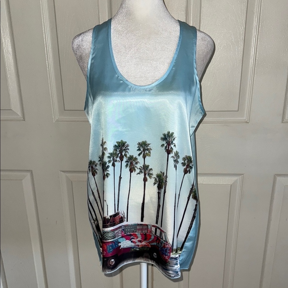 Frieda & Freddie’s Volkswagen Bus Satin Tank Top